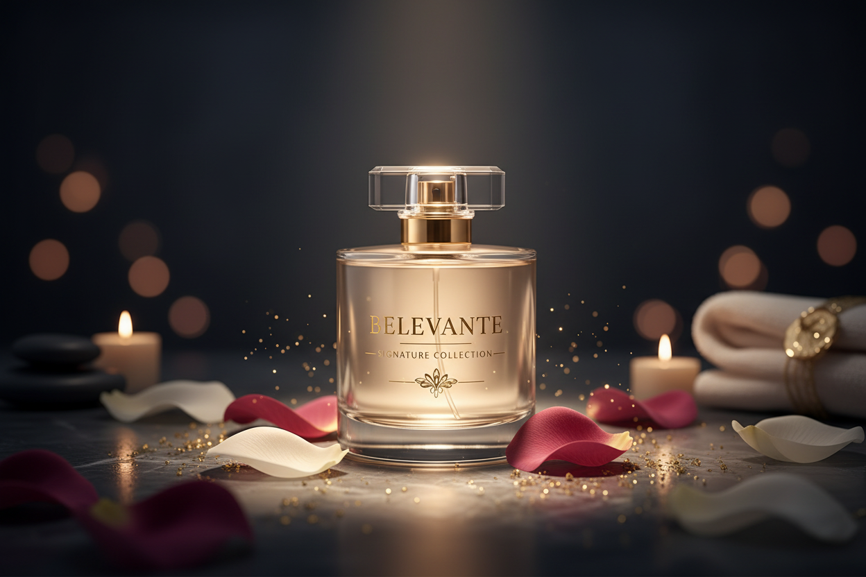 Belevante Elegant Black & Pink Perfume