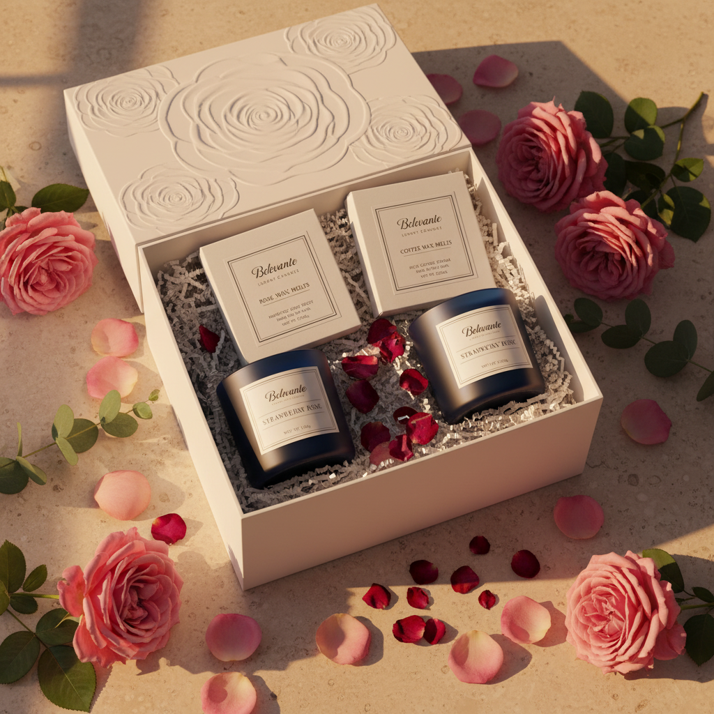 Belevante Luxury Gift Set styled editorial
